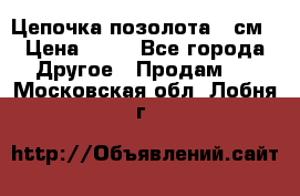 Цепочка позолота 50см › Цена ­ 50 - Все города Другое » Продам   . Московская обл.,Лобня г.